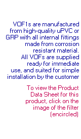 Vent Odour Filter for Septic Tanks